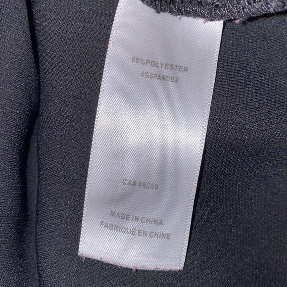 Cleo black sheer  feather sleeveless tunic blouse - Picture 7 of 8